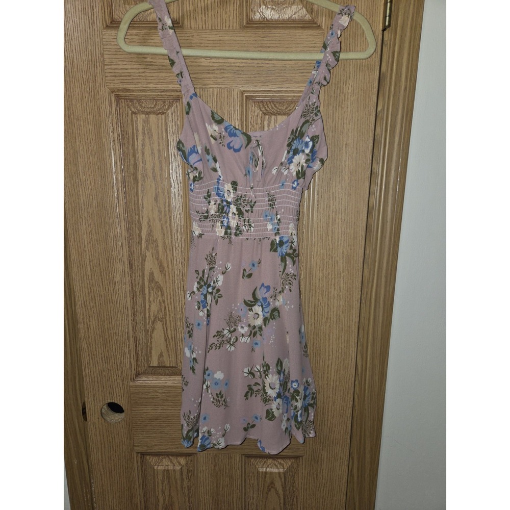 Reformation Floral Mini Dress - Size 2 Smocked 100% Viscose